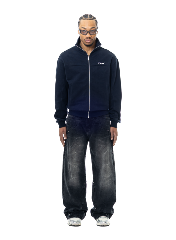 Yfm Signature Track Jacket Navy