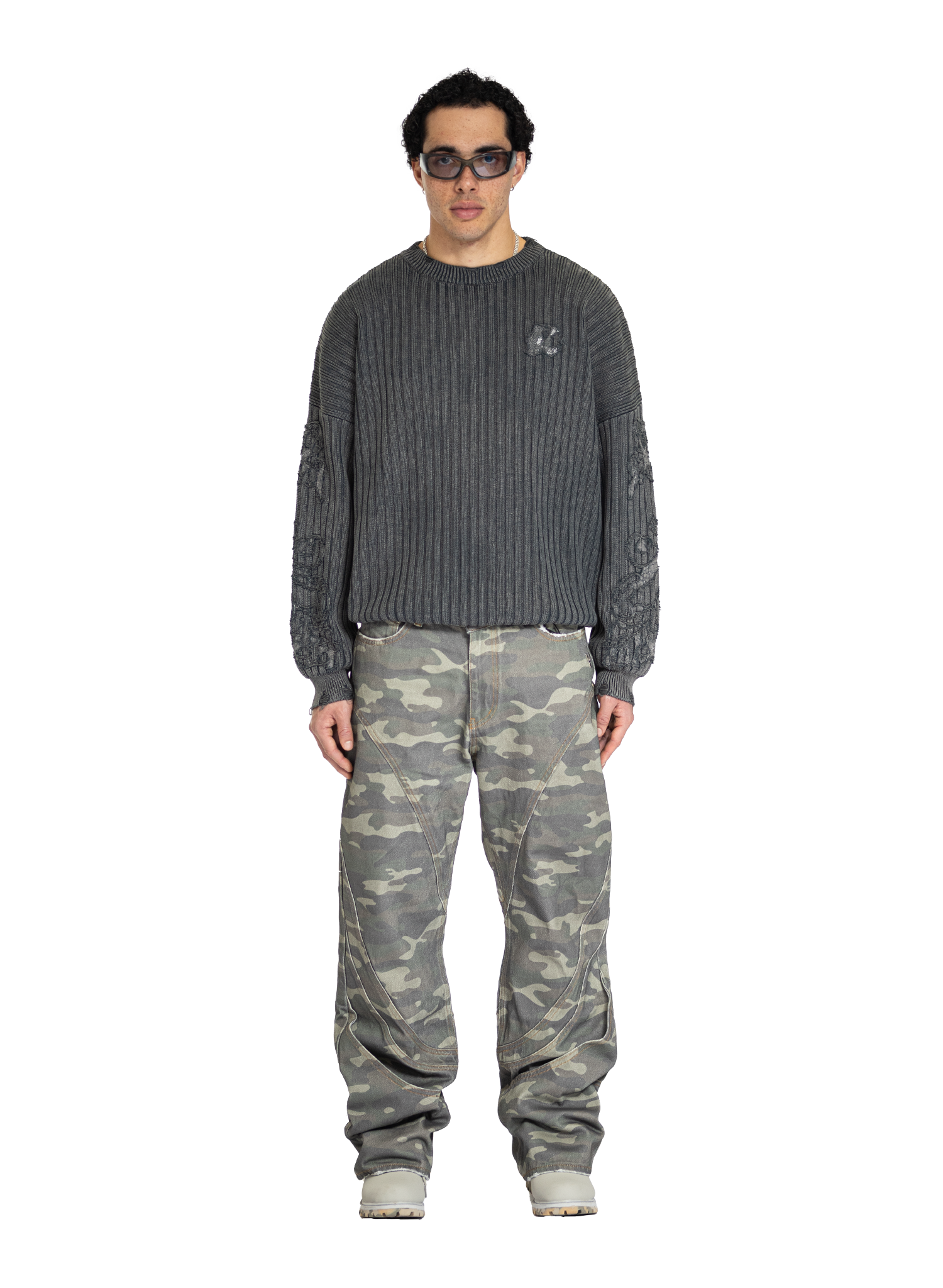 Yfm Monument Knit - Smoke
