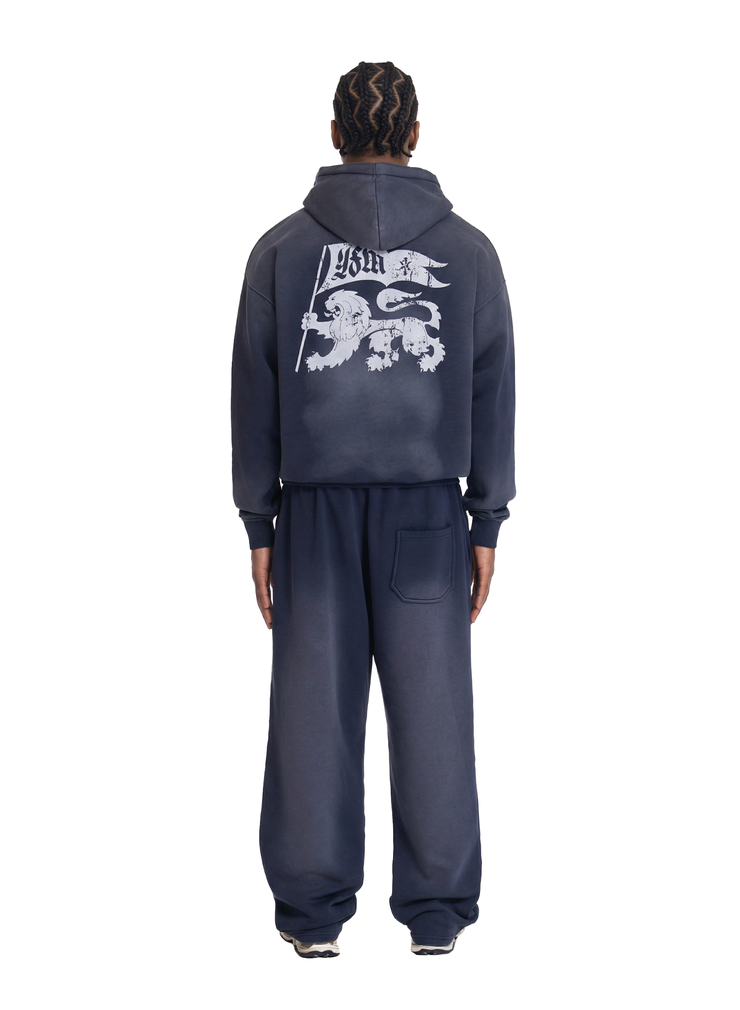 Yfm Royal Hoodie Navy Fade