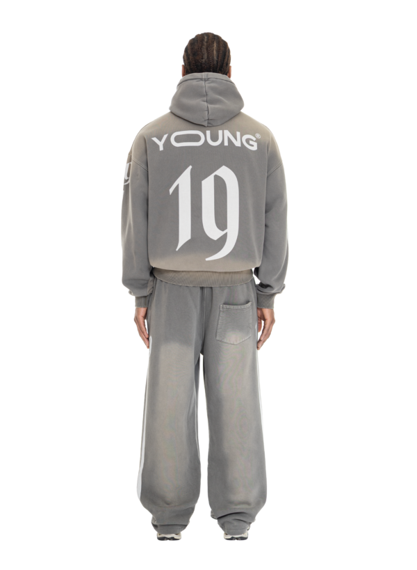 Yfm Jersey Hoodie Washed Grey