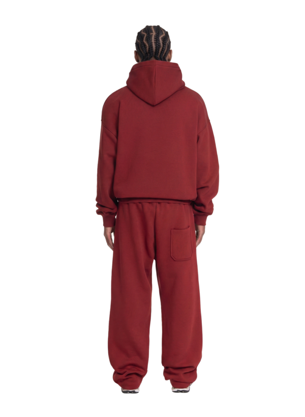 Yfm Basic Hoodie Deep Red