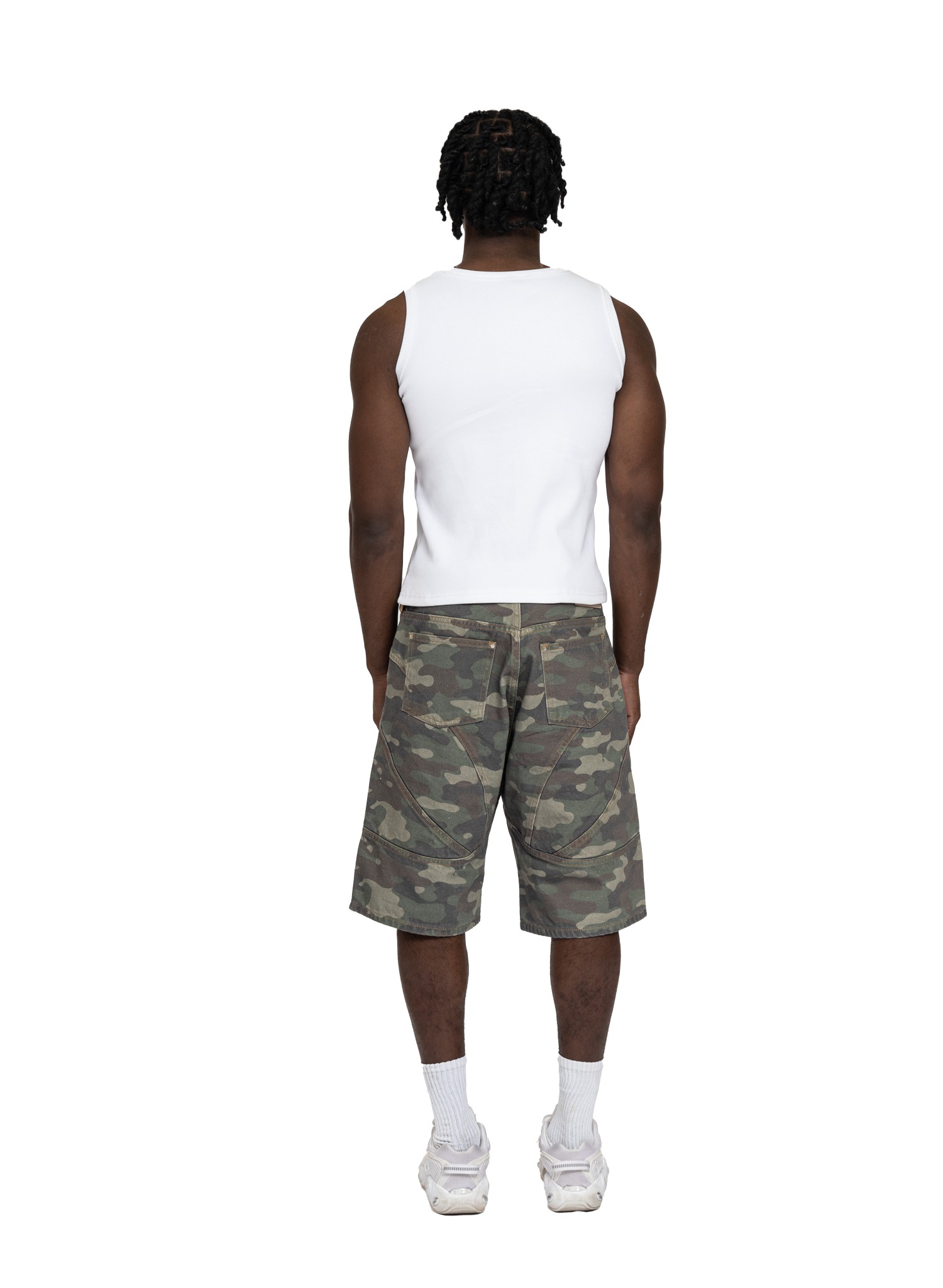 YFM Grid Jorts Camo