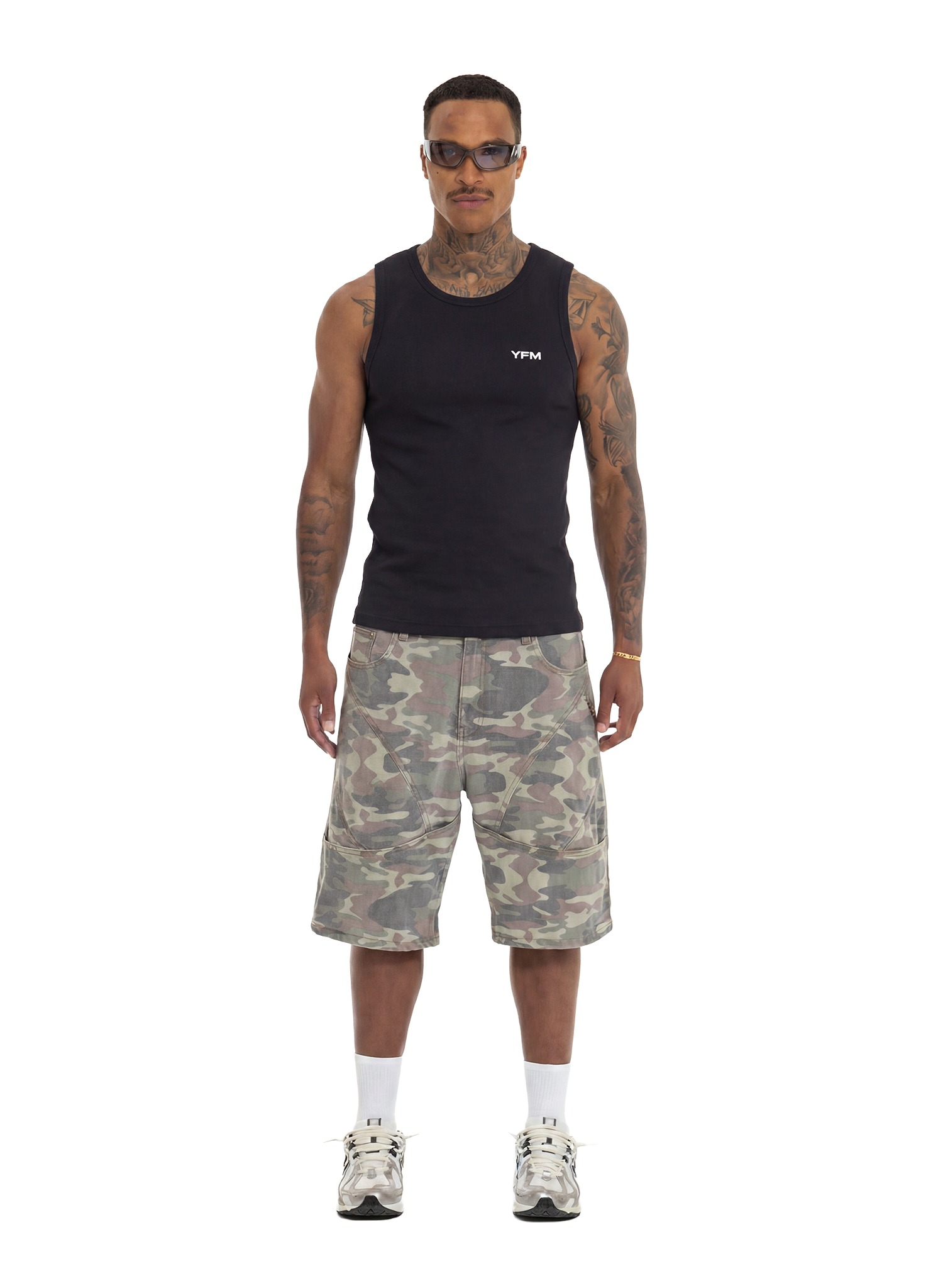 YFM Grid Jorts Camo V2