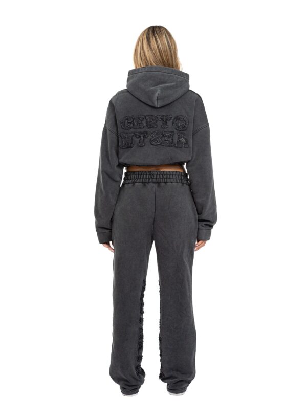 YFM Hoodie Washed Black Women