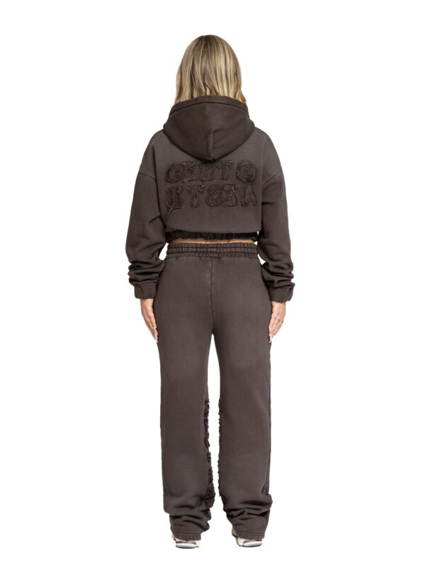YFM Hoodie Washed Umber Women