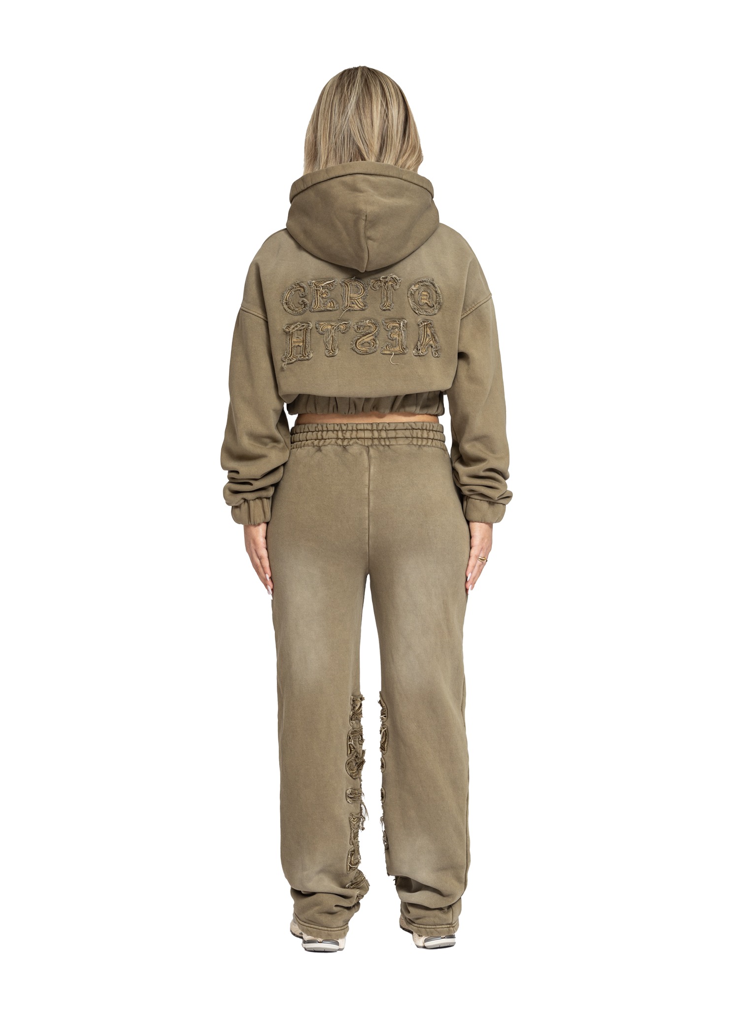YFM Pants Golden Olive Wash Women