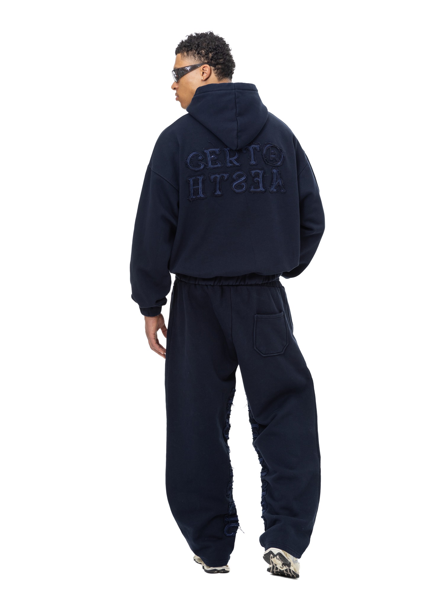 YFM Pants Navy Blue
