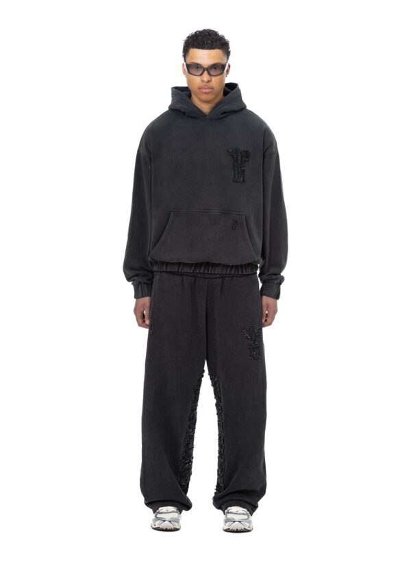 YFM Pants Washed Black