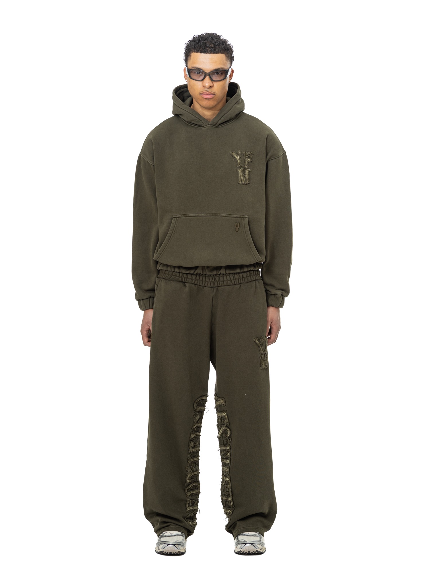 YFM Pants Washed Olive