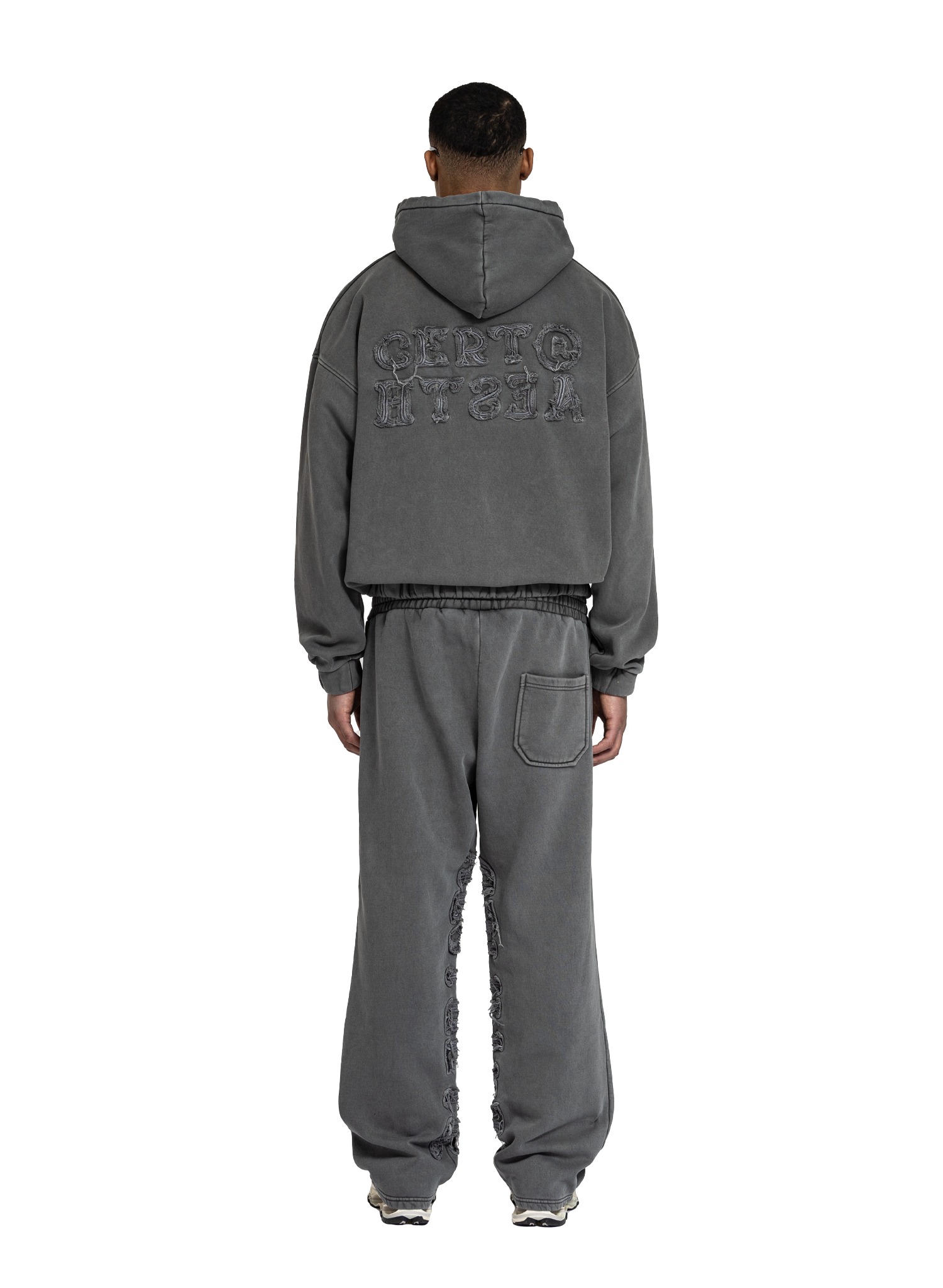 YFM Pants Washed Stone Grey