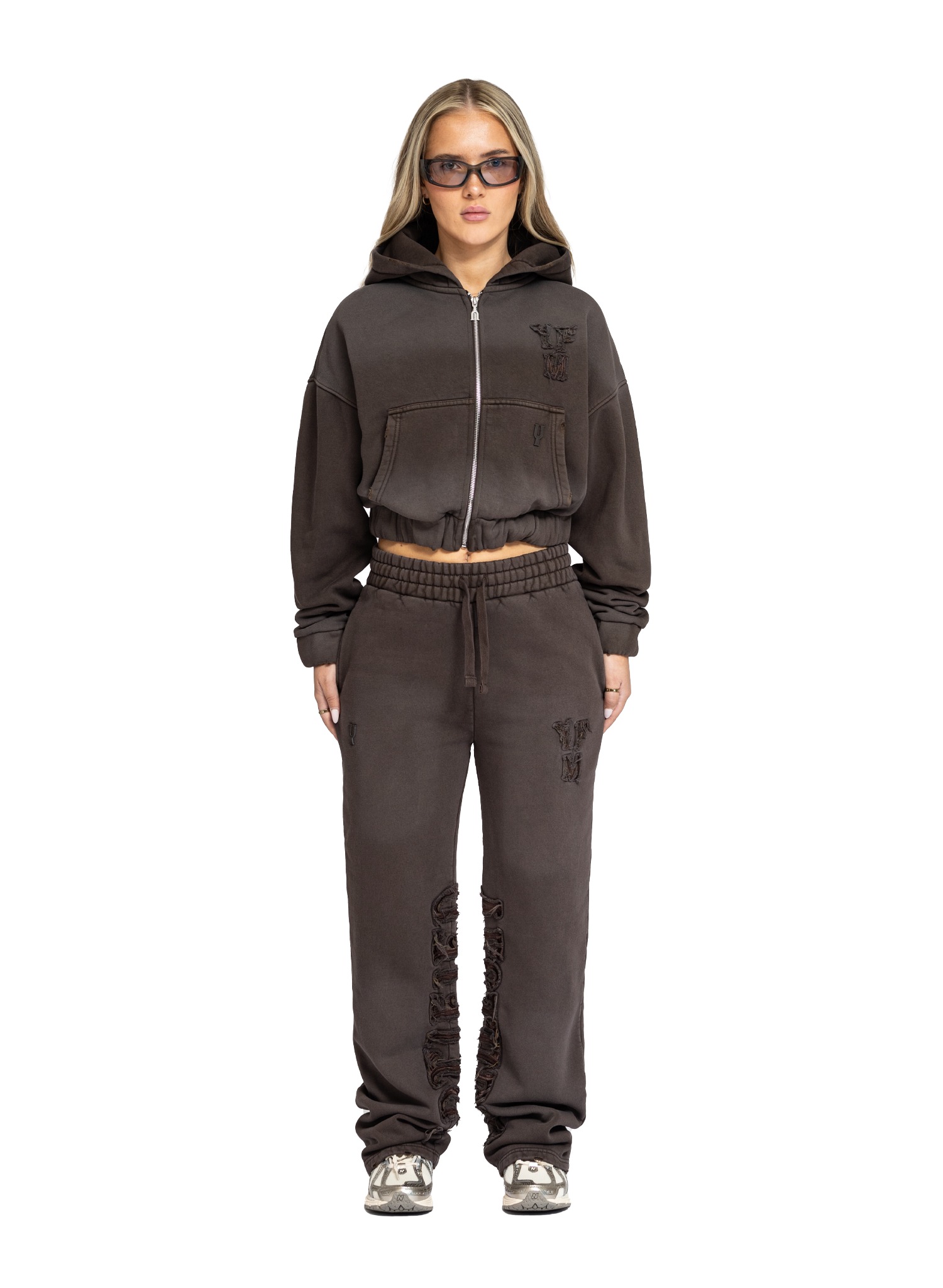 YFM Pants Washed Umber Women