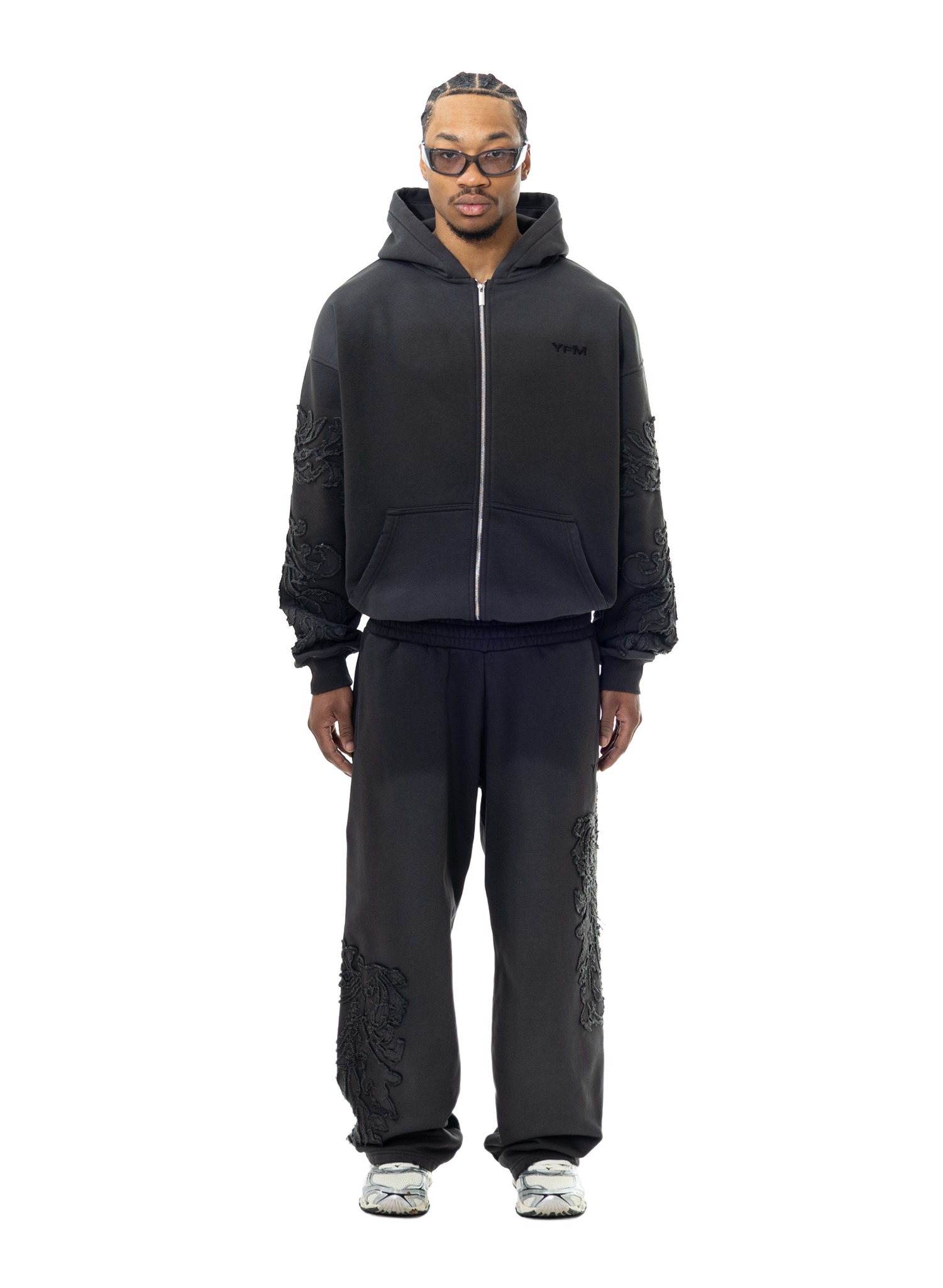 YFM Phantom Pants Washed Black