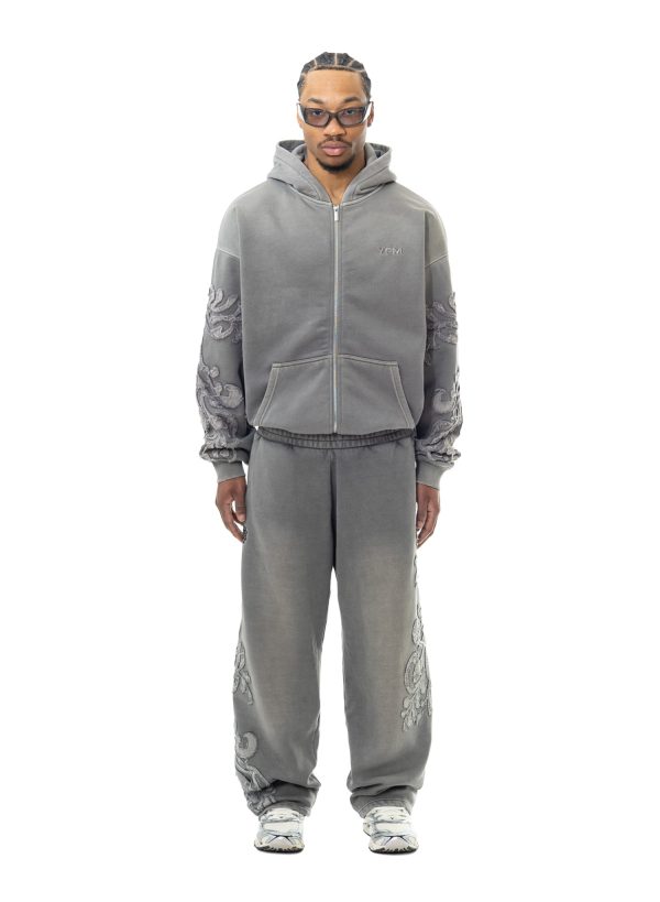 YFM Phantom Tracksuit Washed Grey