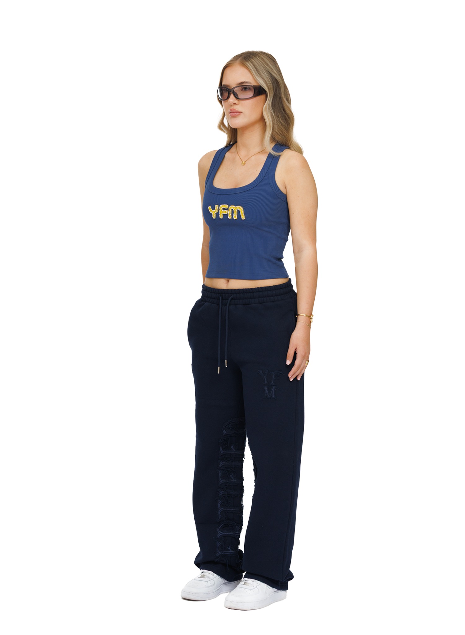 YFM Stone Top Navy Gleam Women