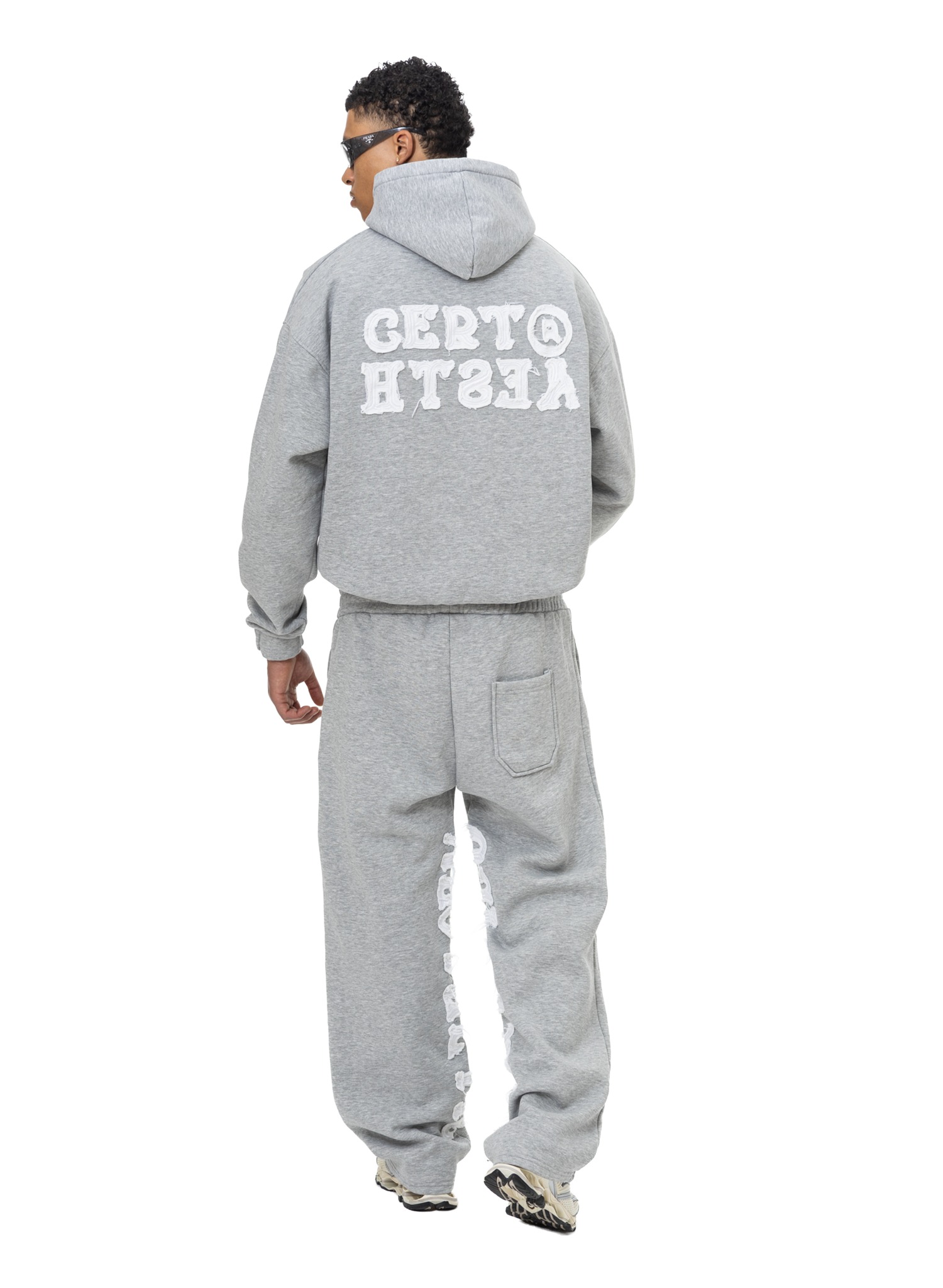 YFM Tracksuit Grey Melange