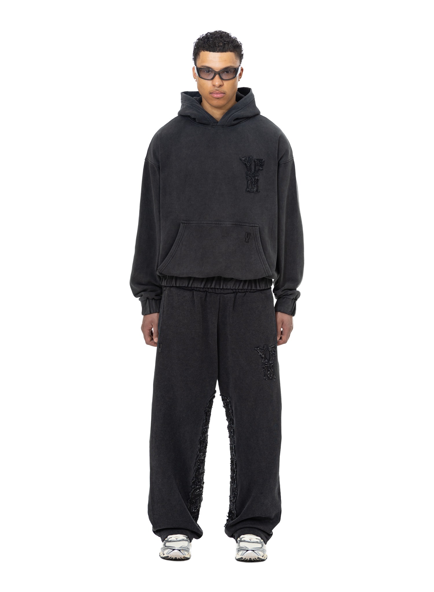 YFM Tracksuit Washed Black