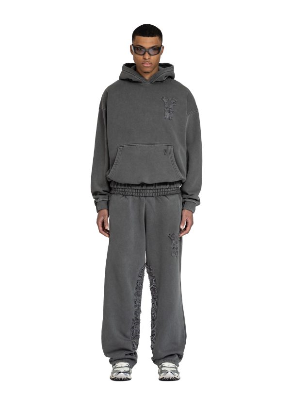 YFM Tracksuit Washed Stone Grey