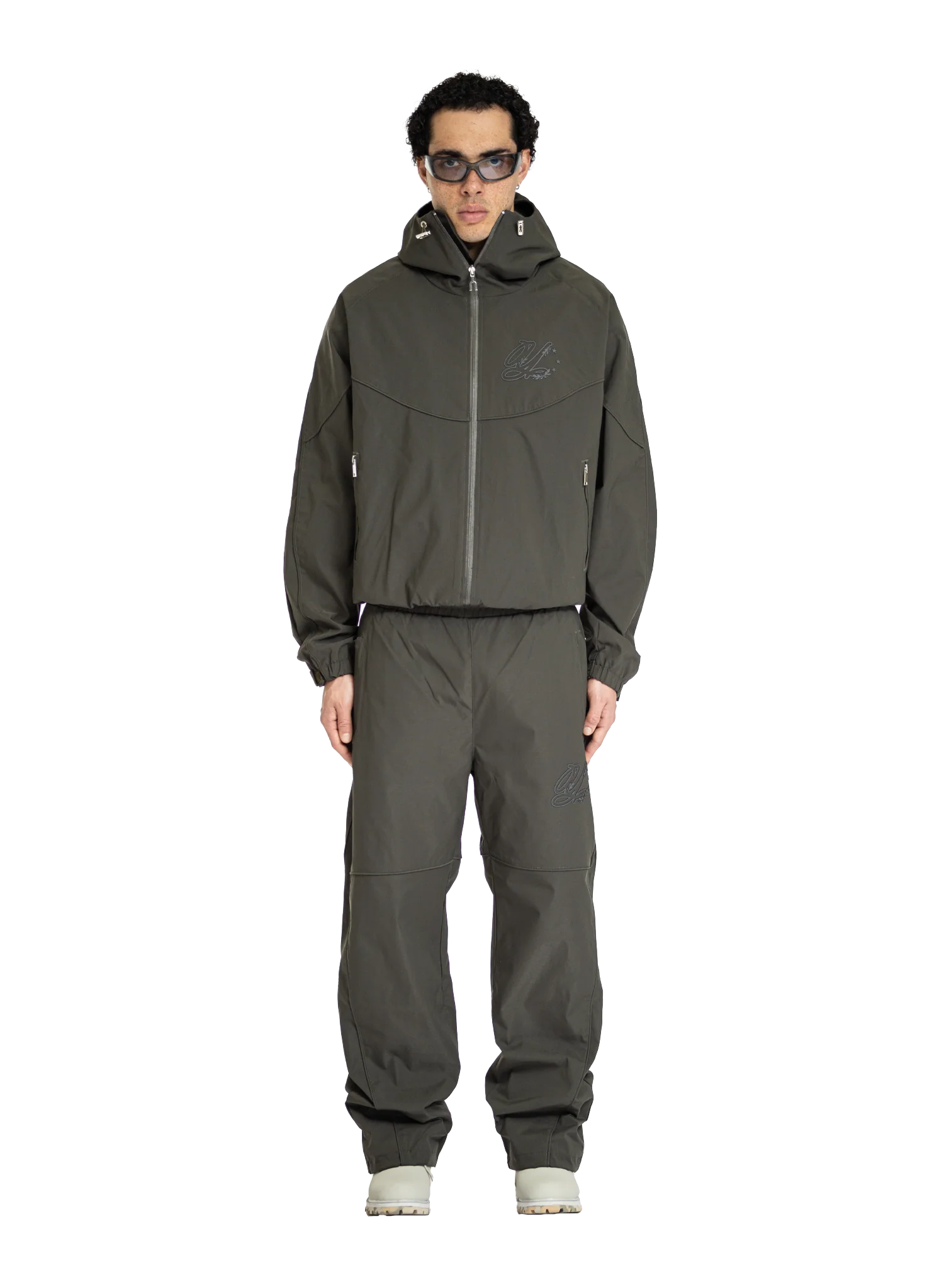 Yfm Nylon Pants Dark Green