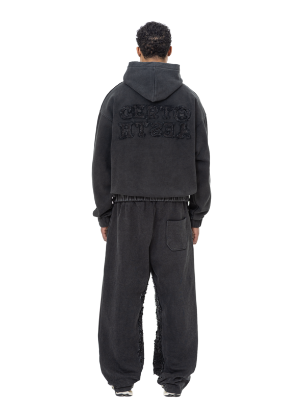 Yfm Hoodie Washed Black