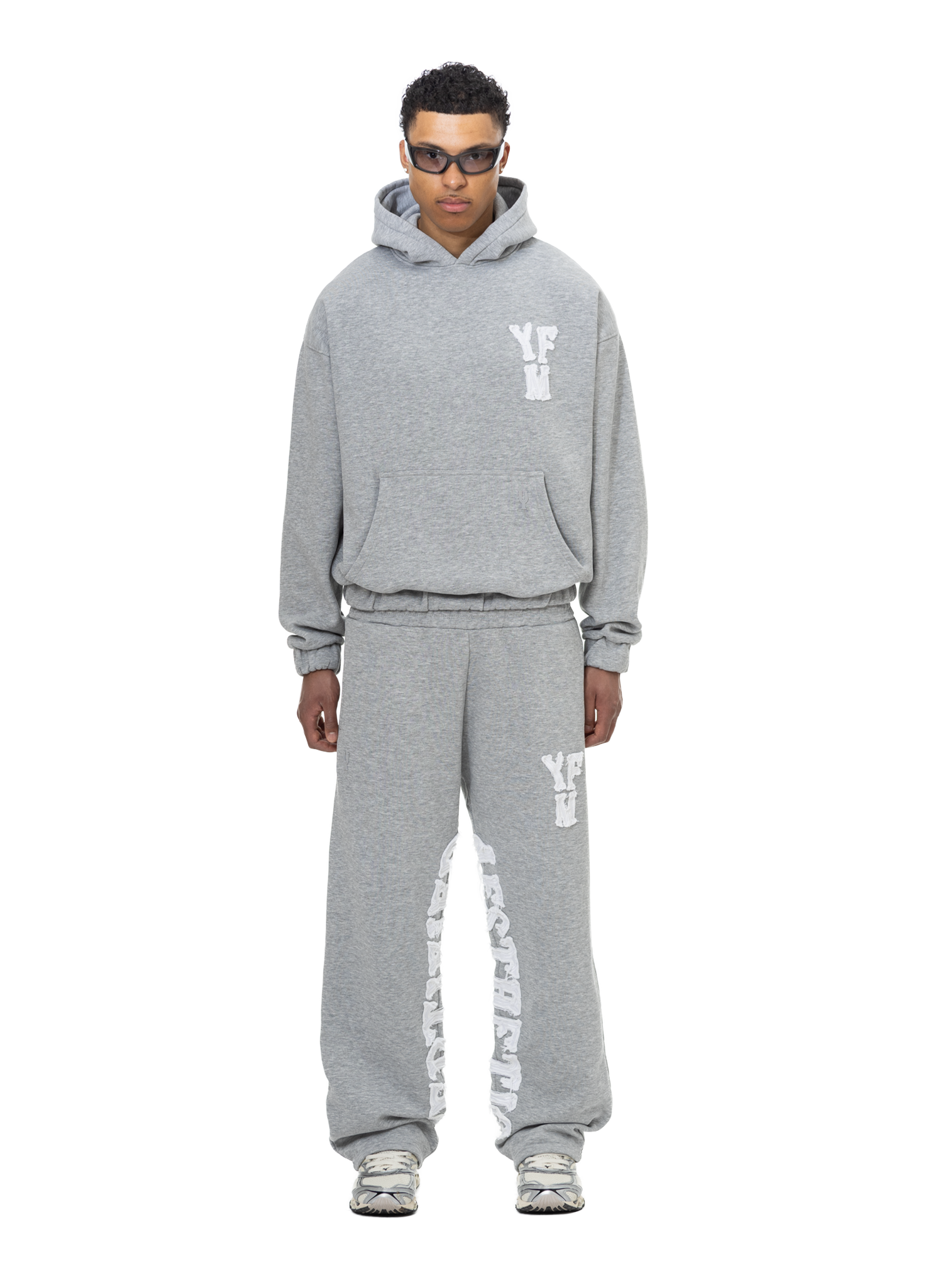 Yfm Hoodie Grey Melange