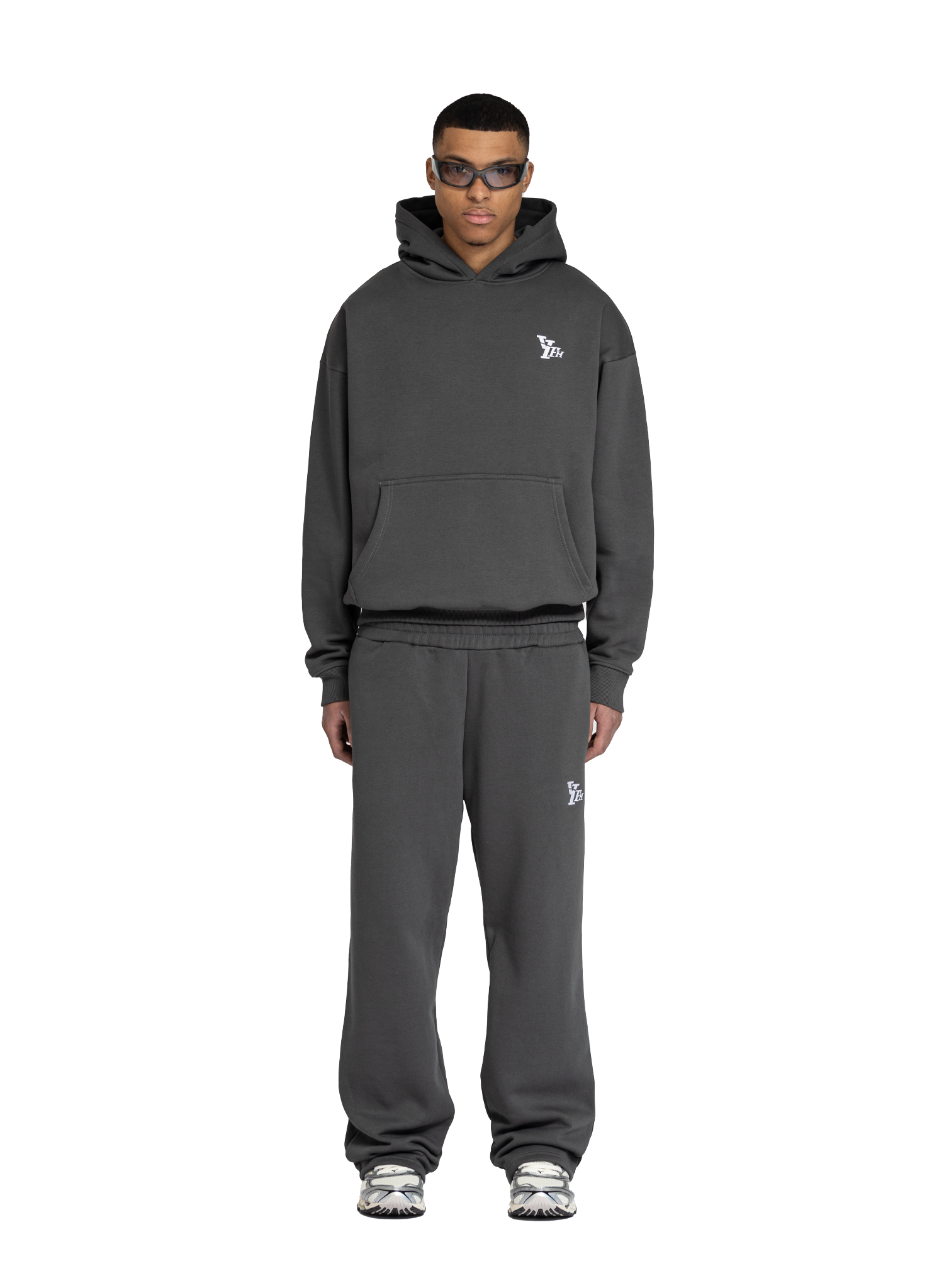 Yfm Basic Hoodie Stone Grey