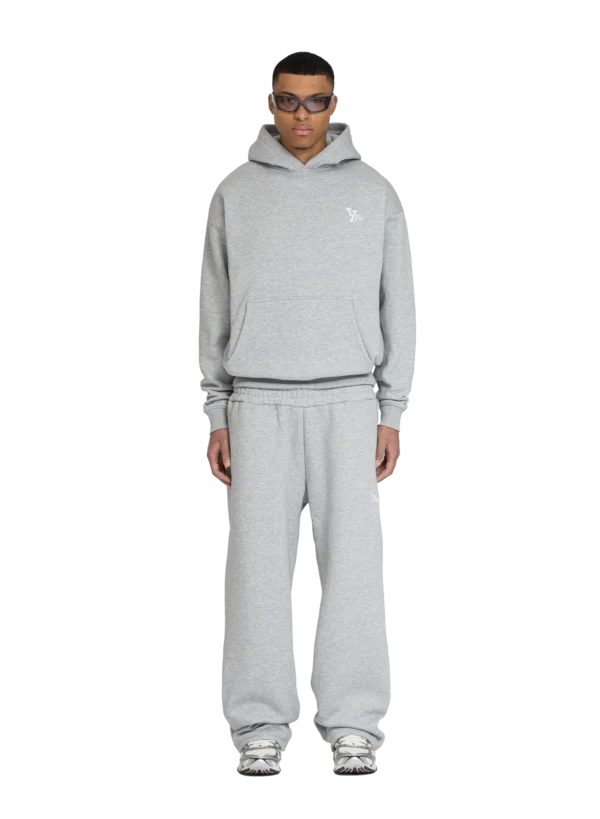 Yfm Basic Hoodie Grey Melange