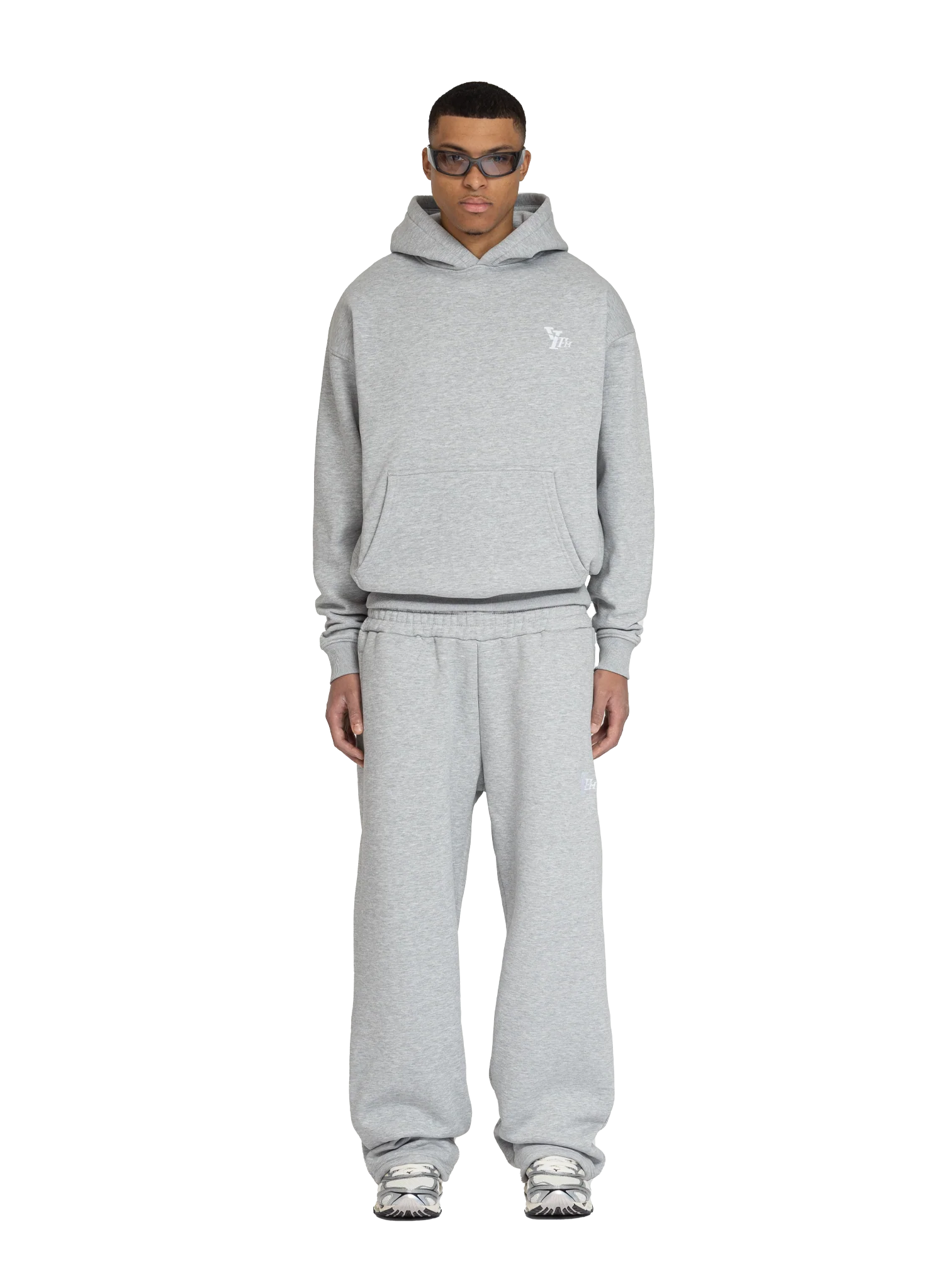 Yfm Basic Hoodie Grey Melange