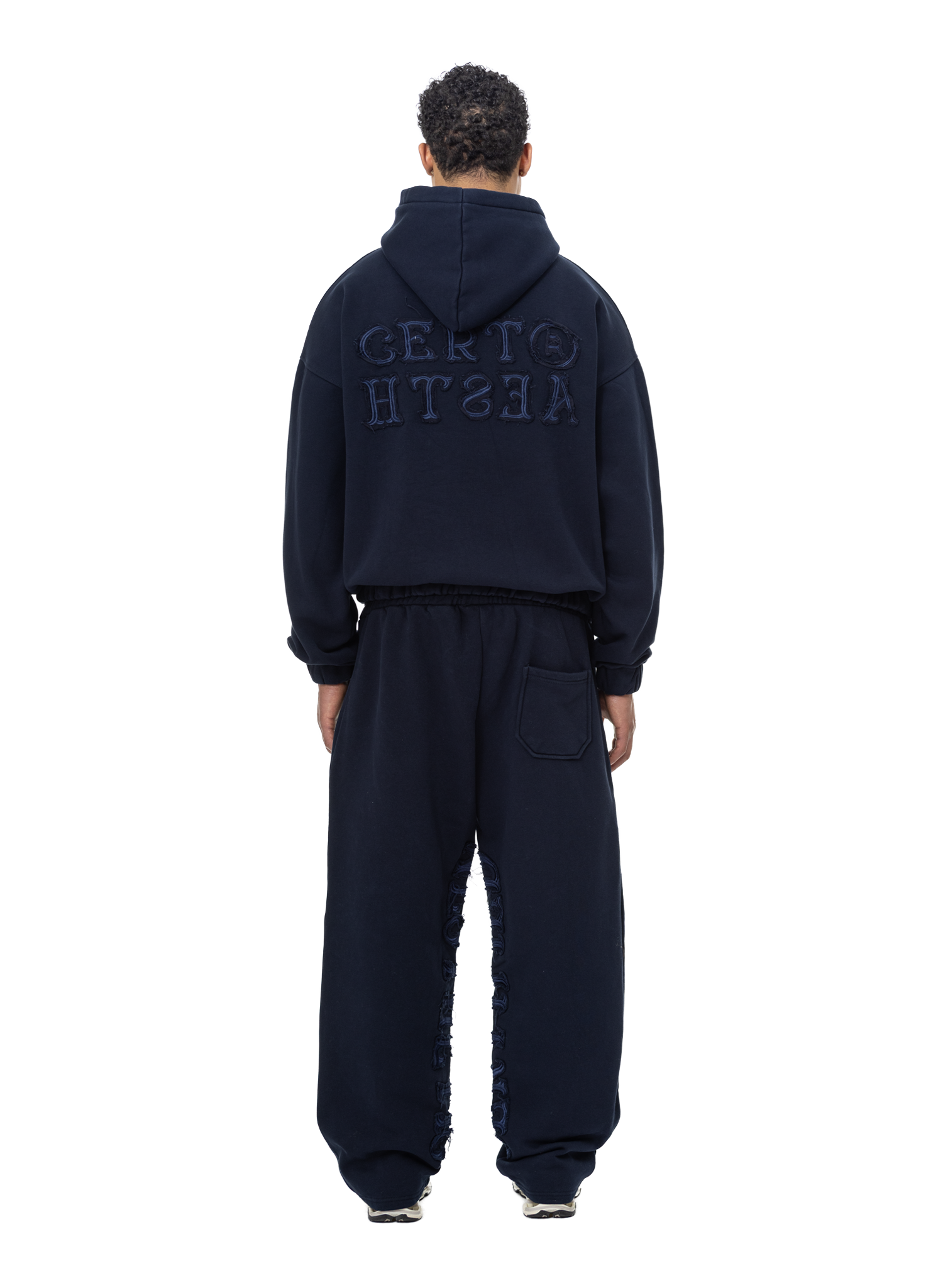 Yfm Hoodie Navy Blue