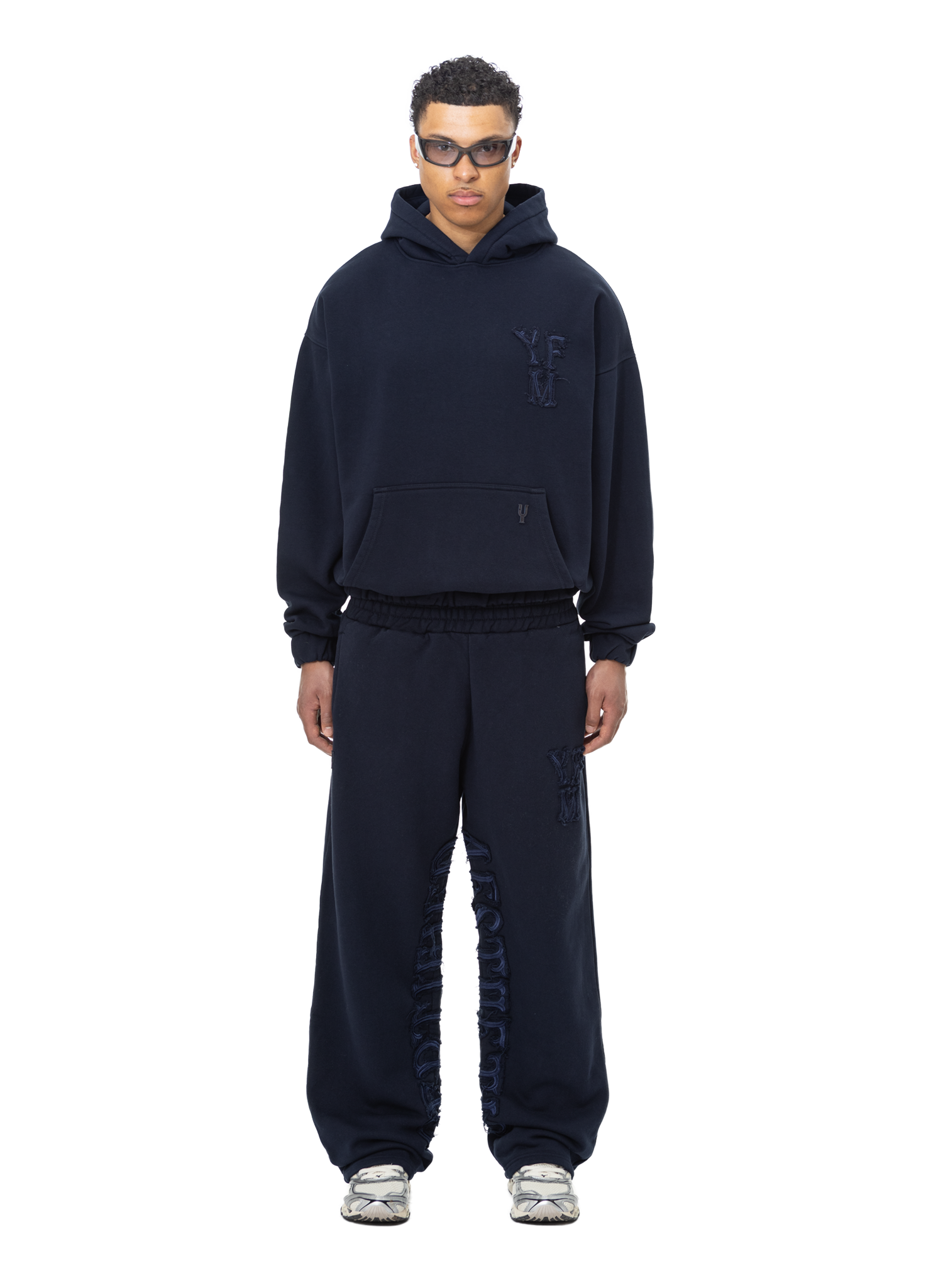 Yfm Hoodie Navy Blue