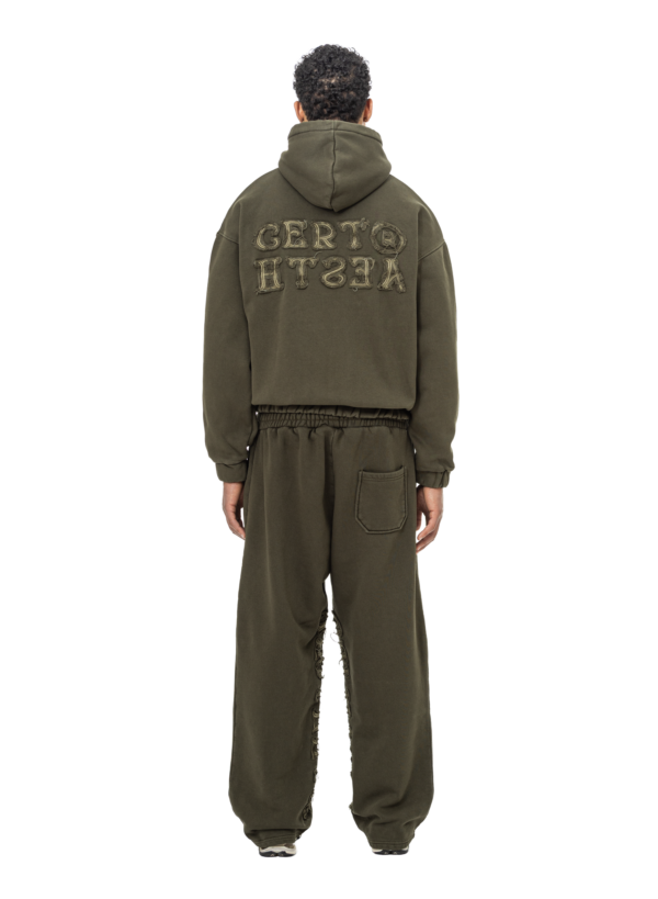 Yfm Hoodie Washed Olive